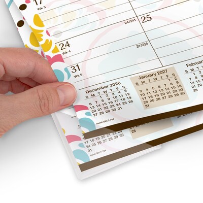 2027 AT-A-GLANCE Suzani 21.75" x 17" Monthly Desk Pad Calendar (SK17-704-27)