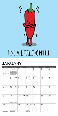 2025 Willow Creek Pun Intended 7" x 7" Monthly Wall Calendar  (45930)