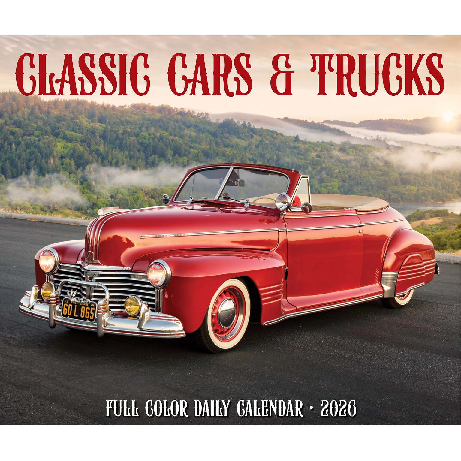 2026 Willow Creek Classic Cars & Trucks 6.2 x 5.4 Day-to-Day Calendar (54062)