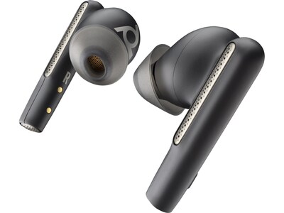 Poly Voyager Free 60 UC Wireless Noise Cancelling Bluetooth Earbuds, USB-C, UC Certified, Carbon Black (7Y8H4AA)
