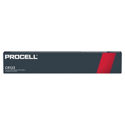 Procell 123 Lithium Battery, 12/Pack (PL123BKD)