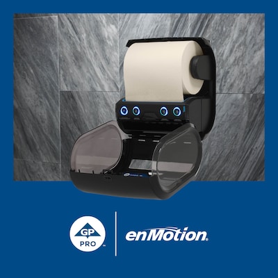 enmotion Flex Recycled Hardwound Paper Towels, 1-ply, 550 ft./Roll, 6 Rolls/Carton (89740)