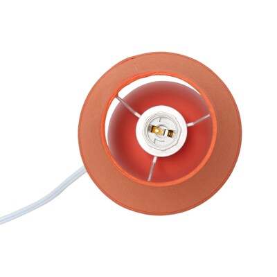Simple Designs 8.66" LED Table Lamp, Orange (LT2008-ORG-LB)
