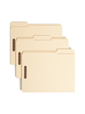 Smead 100% Recycled Classification Folders, Reinforced 1/3-Cut Tab, Letter Size, Manila, 50/Box (145