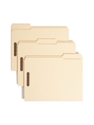Smead 100% Recycled Classification Folders, Reinforced 1/3-Cut Tab, Letter Size, Manila, 50/Box (14547)