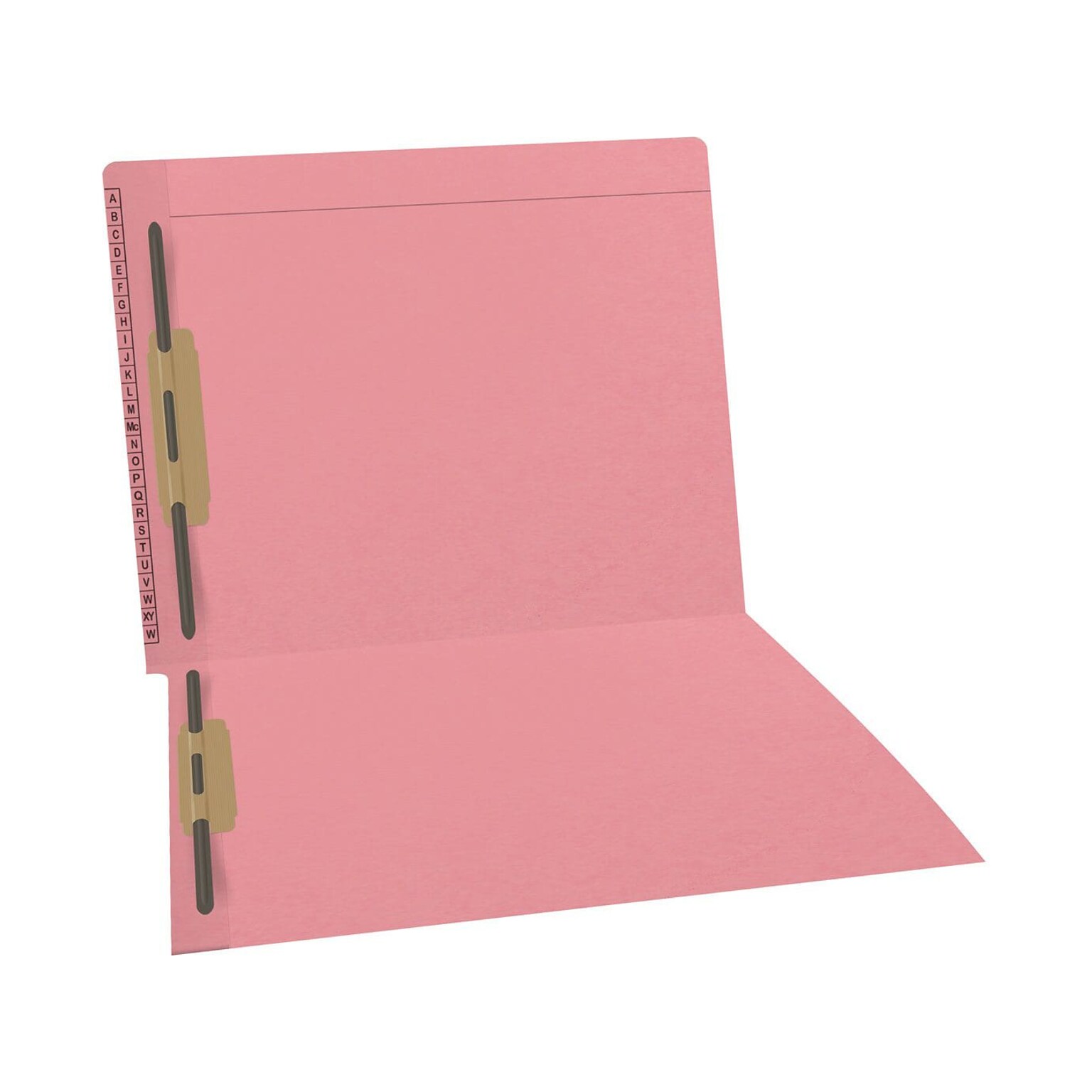 Medical Arts Press Kardex Match Reinforced End Tab File Folder, Letter-Size, Pink, 50/Box (F1180-PNK)