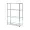 Alera® 4-Shelf Metal Shelving Unit, 36 Width, Silver (ALESW843614SR)