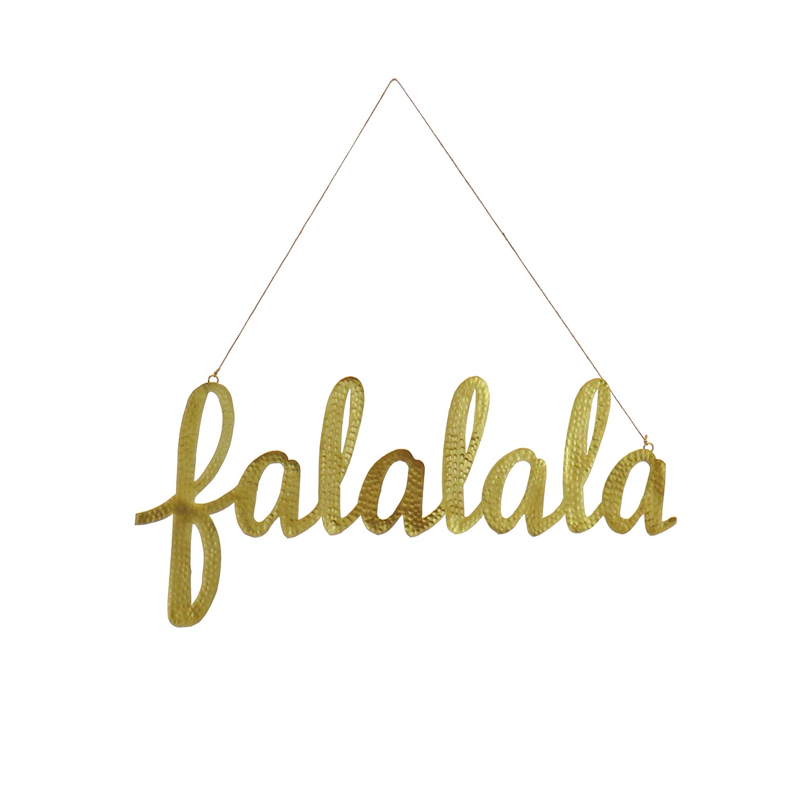 National Tree Company 19” HGTV Home Collection “Falalala” Metal Wall Decoration (HGTSE96-0401811)