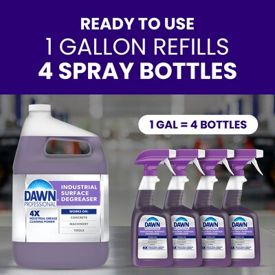 Dawn Professional Industrial Surface Degreaser, Pine Scent, 1 gal., 3/Carton (04852)