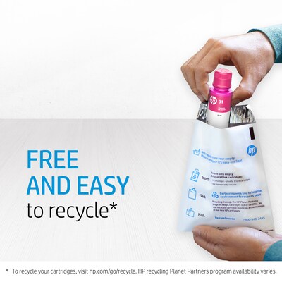HP 32XL Black High Yield Ink Tank Bottle Refill, Prints Up to 6,000 Pages (1VV24AN)