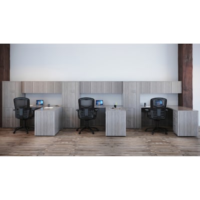 Lorell Essentials Series 48" Return Shell, Weathered Charcoal (LLR69554)