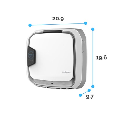 Fellowes Array AW1 True HEPA Wall Mounted Air Purifier, 5-Speed, White (5884801)