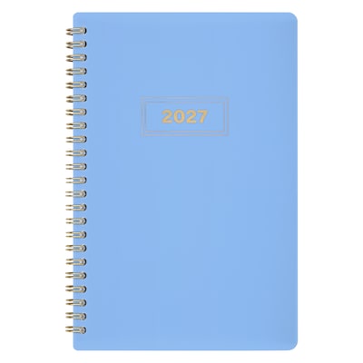 2027 Staples 5 x 8 Weekly & Monthly Planner, Eternal Blue (ST63612-27)