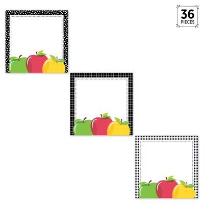 Creative Teaching Press Apple Time Apple Cards Designer Cut-Outs, 36/Pack, 3 Packs/Bundle (CTP11054-3)