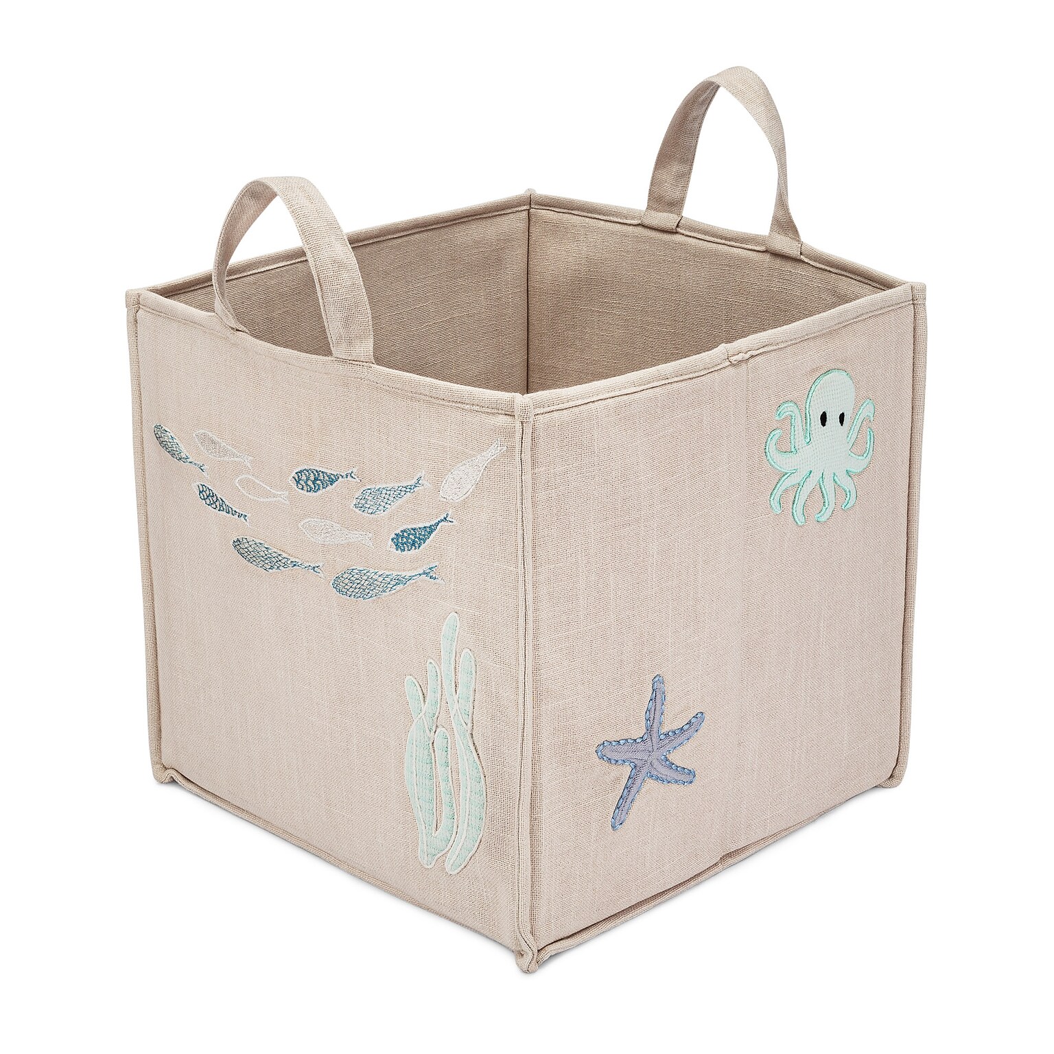 Crane Baby Cove Ocean 14 W x 14 H Storage Cube (BC-160SB-1)