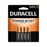 Duracell Coppertop AAA Alkaline Battery, 8/Pack (MN2400B8Z)