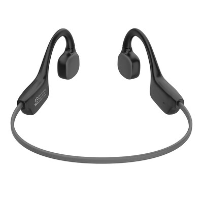 OPN Sound Osso Wireless Bone-Conduction Headphones with Microphone, Bluetooth, Black (OS1000BC)