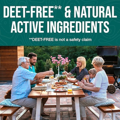 No Mosquitoz Natural DEET-Free Insect Repellent Spray for Mosquitoes, Woodsy Scent, 8oz (9175B95-8Z12)