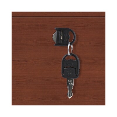 Alera™ Valencia Series Executive Suites in Medium Cherry, Box/File Hanging Pedestal