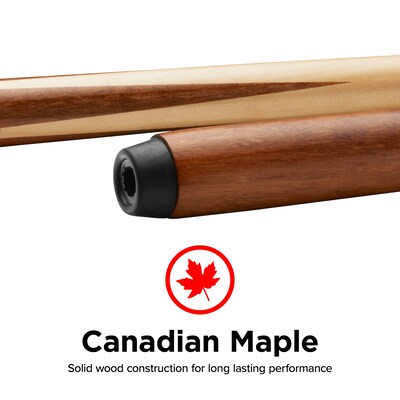 Viper One Piece 57 Maple Bar Billiard/Pool Cue Stick, 18 Ounce (50-0100-18)