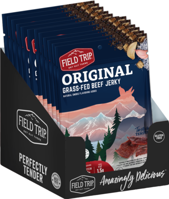 Field Trip Original Beef Jerky, 1 oz., 12/Carton (FLD00503)