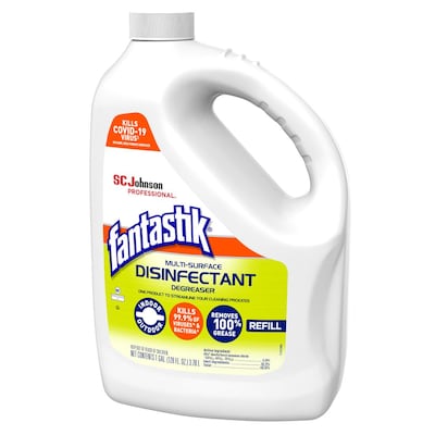 Fantastik Multi-Surface Disinfectant Degreaser, Fresh Scent, 1 gal., 4/Carton (311930)
