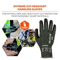 Ergodyne ProFlex 7070 Nitrile Coated Cut-Resistant Gloves, ANSI A7, Heat Resistant, Green, Small, 1