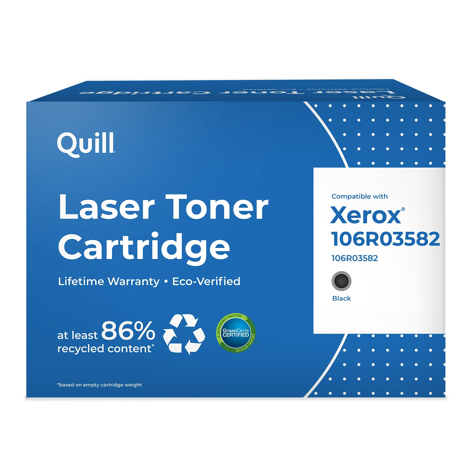 Quill Brand® Remanufactured Black High Yield Toner Cartridge Replacement for Xerox B400 (106R03582) (Lifetime Warranty)