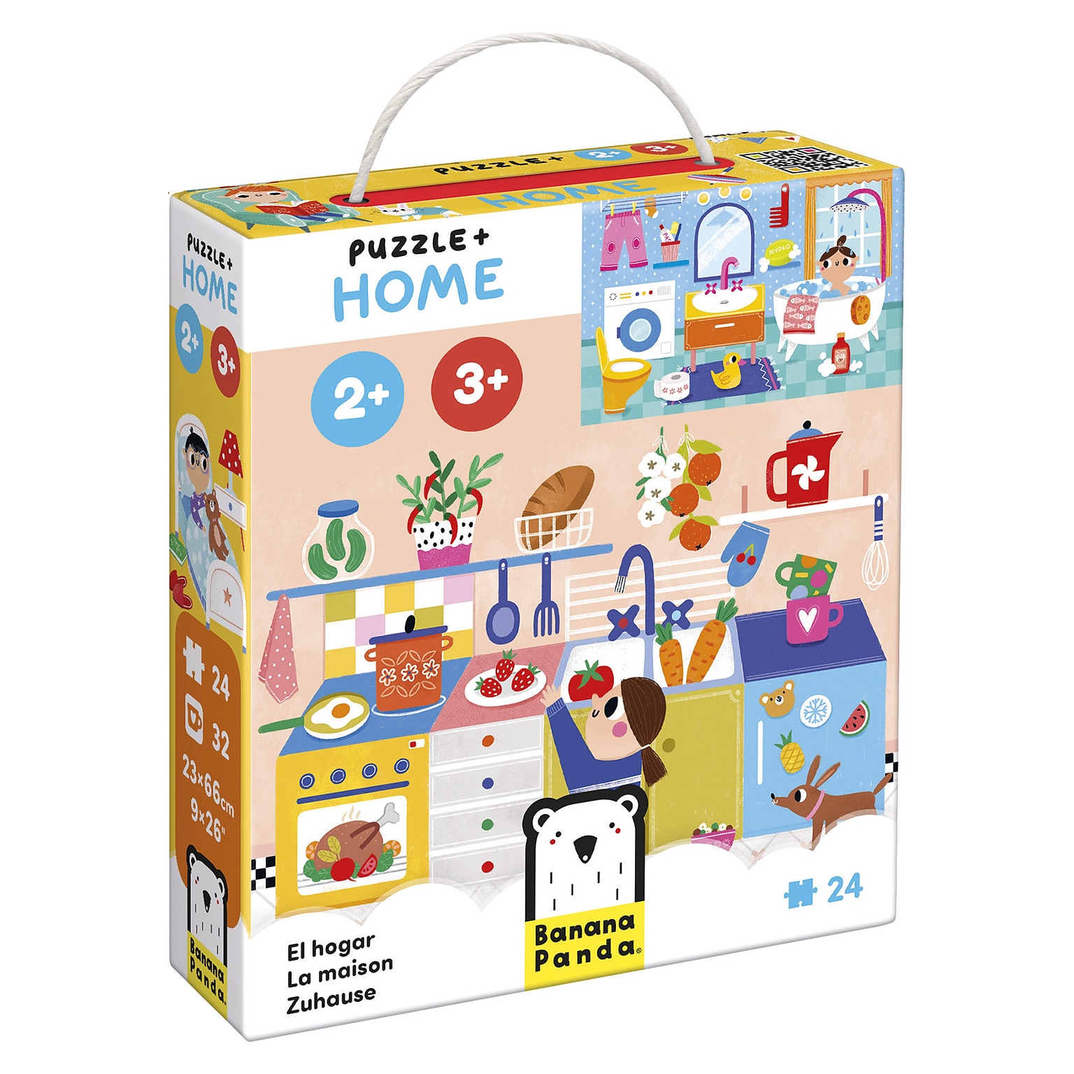 Banana Panda Puzzle + Home, 34/Set (BPN49350)