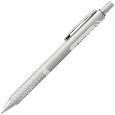 Pentel EnerGel Alloy Retractable Pens, Medium Point, 0.7mm, Black Ink (BL407BP)