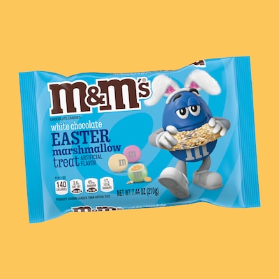 M&MS Easter White Chocolate Marshmallow Treat Chocolate Pieces, 7.44 oz. (MMM61099)