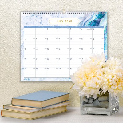 2025-2026 Blue Sky Gemma 15" x 12" Academic Monthly Wall Calendar (147010-A26)