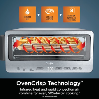 Ninja Flip Toaster Oven and Air Fryer, Silver (SP151)