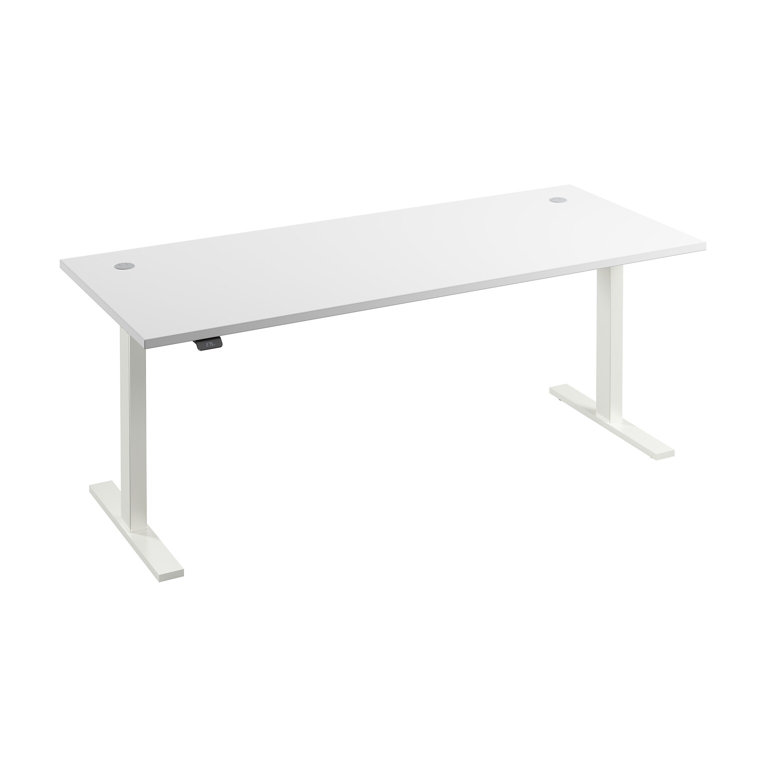 Bush Business Furniture Move 60 Series 72W Electric Adjustable Standing Desk, White (M6S7230WHWK)