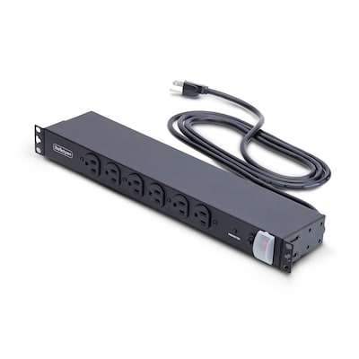 StarTech Rack PDU 120V Rack Power Distribution Unit, 14-Outlet, 1U Rack-Mount (1415B8H-RACK-PDU-SP)
