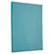 JAM Paper 30% Recycled Smooth Colored Paper, 24 lbs., 8.5 x 11, Blue, 50 Sheets/Pack (101592A)