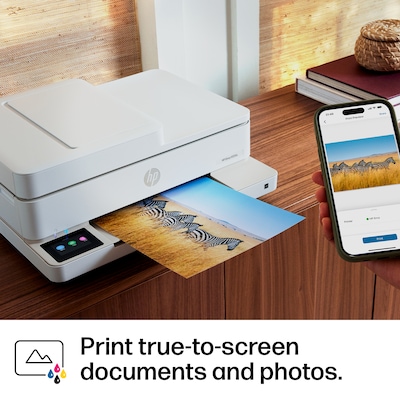 HP Envy 6555e Wireless All-in-One Color Inkjet Printer, Scanner, Copier, Best for home, 3 months FREE ink with HP+ (714N5A)