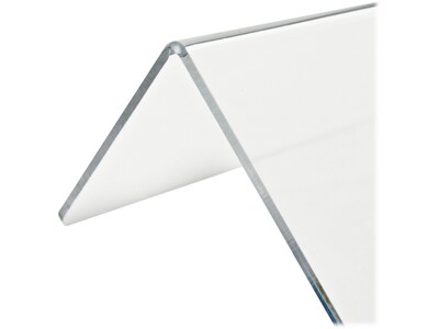 Azar Plastic Document Stand with Lip, Clear (515542)