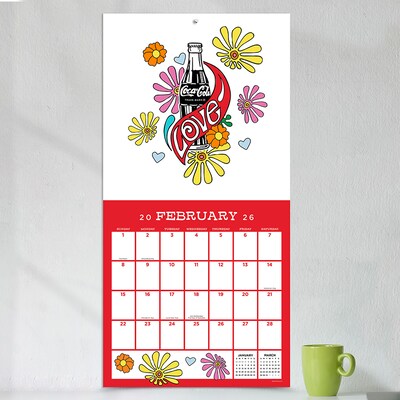 2026 TF Publishing Coca Cola 12" x 12" Monthly Wall Calendar (26-1105)