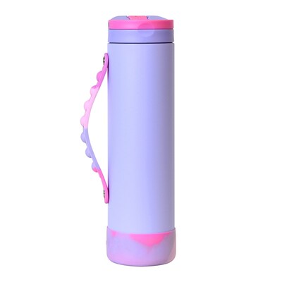 Elemental Iconic Pop Stainless Steel Triple Wall Insulated Water Bottle, 20 oz., Lilac Tie Dye (EMLEB20LCTD33P)