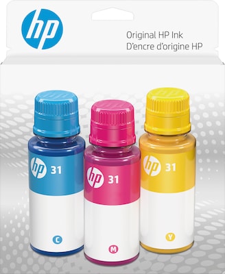 HP 31 Cyan/Magenta/Yellow Standard Yield Ink Tank Refill (9C228AN)