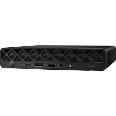 HP ProDesk 4 Mini G1i Desktop Computer, Intel Core Ultra 5 225T, 16 GB RAM, 256 GB SSD, Windows 11 Pro (D32MZAT#ABA)