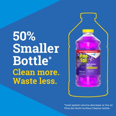 Pine-Sol Multi-Surface Cleaner/Degreaser, Lavender Clean Scent, 80 Fl. Oz. 3/Carton (60608CT)