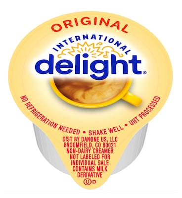 International Delight Singles Original Liquid Creamer, 0.30 oz., 180/Carton (209767)