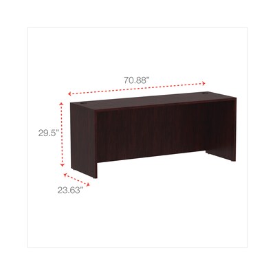 Alera™ Valencia Series Executive Suites in Mahogany, Credenza Shell, 72W
