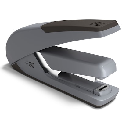 TRU RED™ One-Touch DX-4 Desktop Stapler, 30-Sheet Capacity, Black/Gray (TR58483)