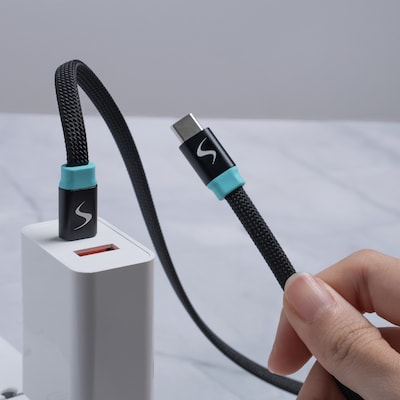 Scapade MagLink C Magnetic USB-C to USB-C Charging Cable, 6.5-ft., Black (SCAPSMUCC2)