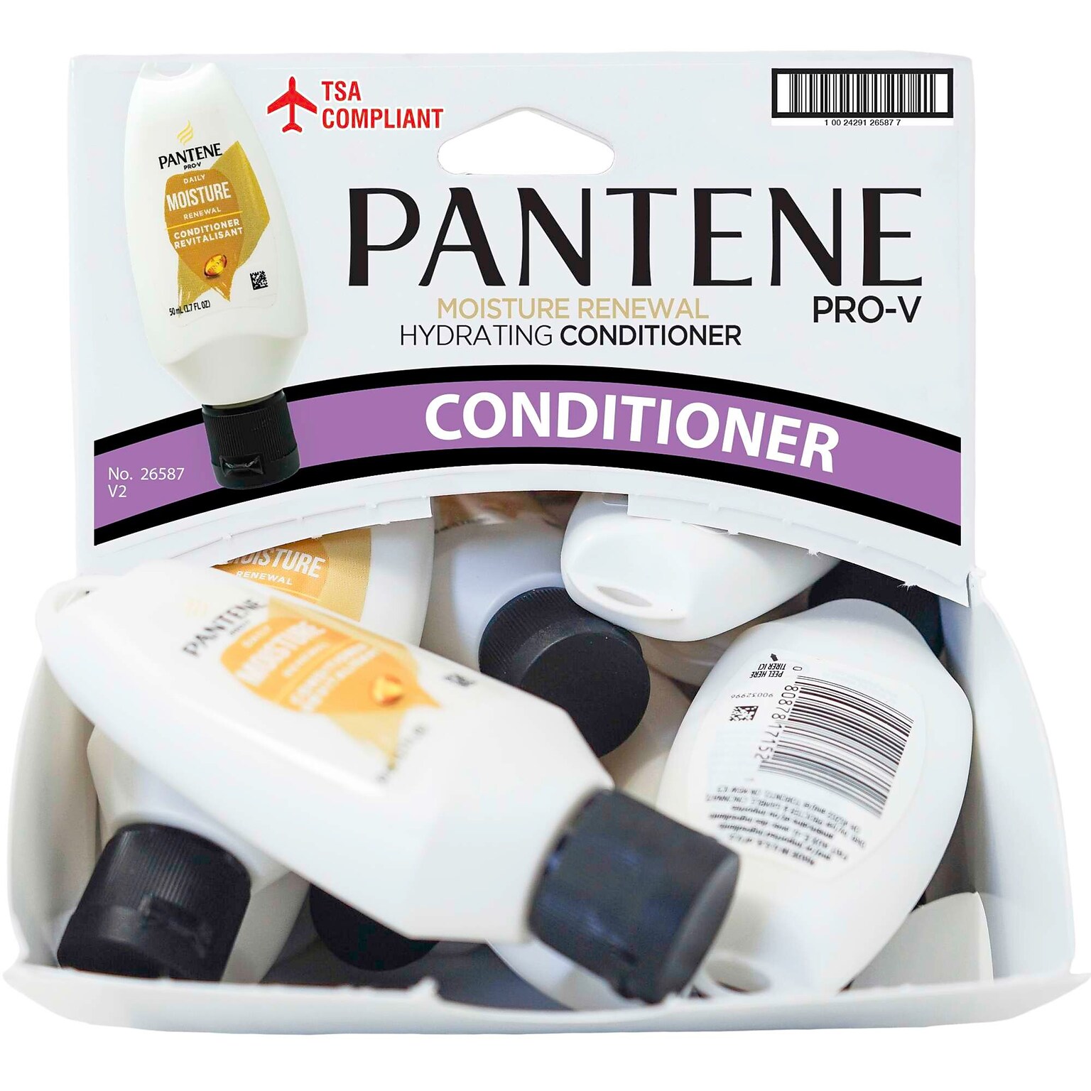 Pantene Daily Moisture Renewal Conditioner, 1.7 oz Bottle, 18 Bottles/Dispensit Box, 12 Dispensit Boxes/Carton