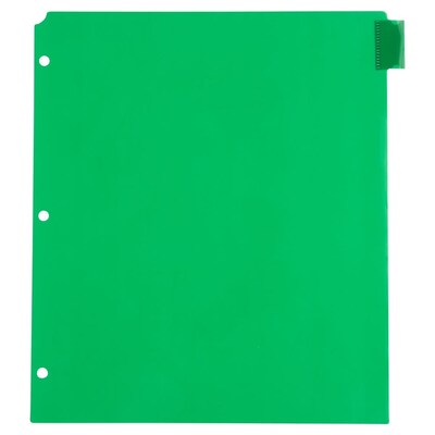 JAM Paper Poly Dividers, 8-Tab, Assorted Colors, 6 Packs (375032922A)