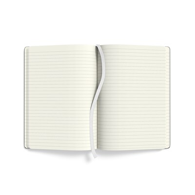 TRU RED™ Medium Hard Cover Ruled Journal, 5 1/2" x 8", Black (TR54769)